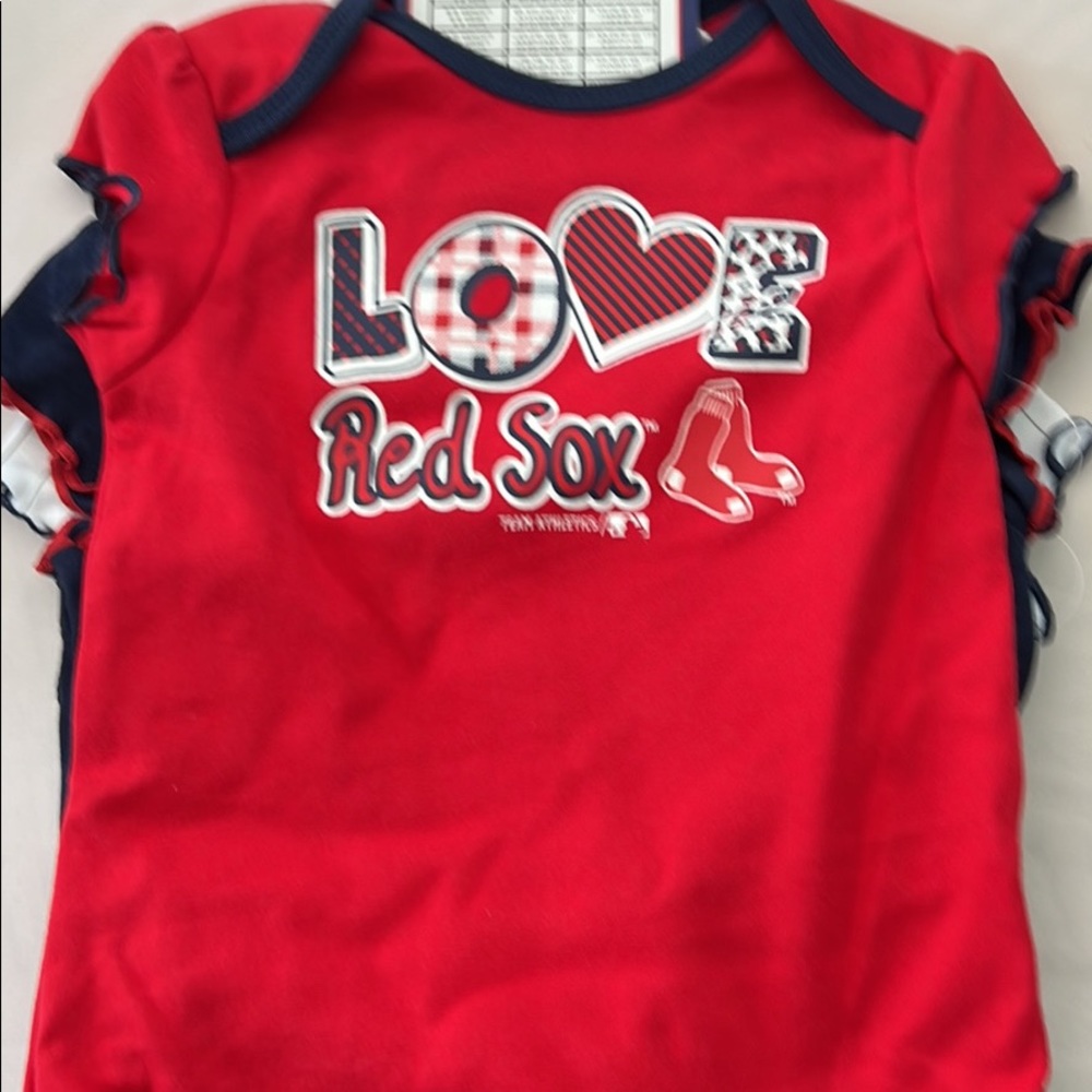 Red Sox Onesies! 18 months. Girls 3 pack